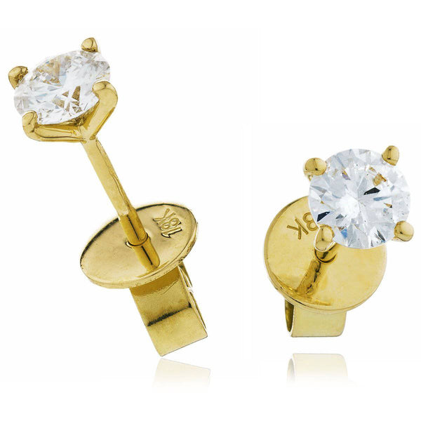 Gold Diamond Earrings UK | New Luxury Diamond Earrings